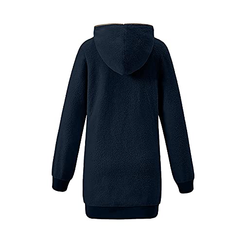 WSYZXXN Karierte Jacke Damen Pullover Damen Winter Warm Coats For Women Teddyplüsch Jacke Damen Women'S Coats Kurzmantel Damen Übergang Wintermantel Damen Elegant Wollmantel Damen Frühling Karierte