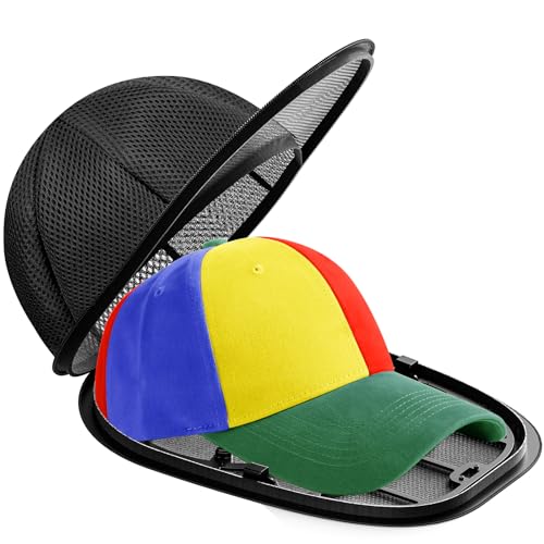 Fododo 1 Stück Cap Waschmaschinen Form für Baseballkappen, Baseball Cap Waschen Form Hat Washer Cage Netz Spülmaschine Geschirrspüler, Hutwaschrahmen, Waschgestell Waschkäfig für Hut Reiniger