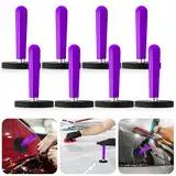 LEKEFETO 8 Stück Auto Montagemagnet: Verpackungs Gripper Magnethalter, Montagemagnette Magnet, Folierungs Werkzeug für Folieren Folie, Car Wrapping, Auto Folie DIY, Auto Folie Wrap, (Lila)