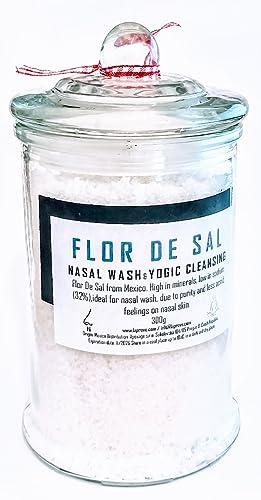 Salzblume, exquisit für Nasenreinigung, Yoga-Rituale, weniger Natriumgehalt (32%), 300 g
