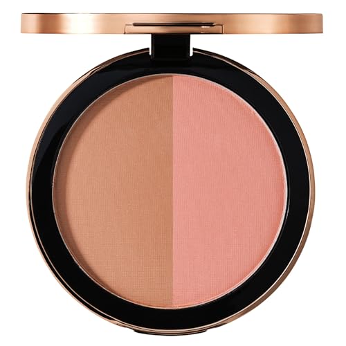 M. Asam MAGIC FINISH Satin Blush Palette Dark Honey und Nude Flush (4 g) – Rouge & Blush Duo mit Hyaluron, Satin-Touch Textur, Perfekte Verblendung für natürlichen Glow