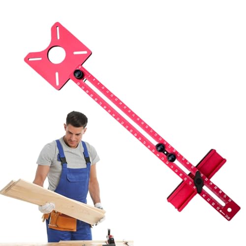 3-in-1-Fräsrillenhalterung, 3-in-1-Fräswerkzeug, Schrank-Hardware-Vorrichtung mit automatischem Körner, geeignet für verschiedene Bretter, mitteldichte Faserplatte