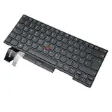 Trade-Shop Laptop Notebook Tastatur Deutsch QWERTZ mit Mouse-Stick Backlight für Lenovo ThinkPad Edge E490 E485 E495 T480S T490 T495 P43s