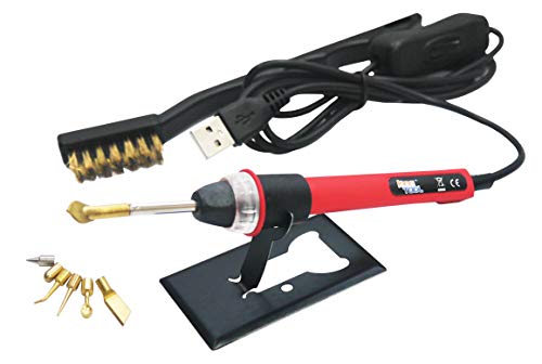 KINGTOOL 3D Kit Druck-Glättungswerkzeugsatz, 3D Drucken Modifizieren Schlichten Werkzeug, Reinigungsnadel, Scarper und USB Powered (Scarlett)