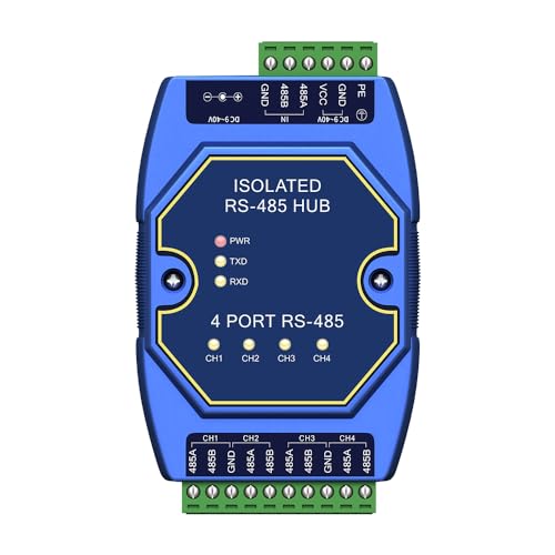 4-Wege-RS485-Repeater, Industriequalität, E810-R14, Stromsignalisolierung, ESD-Schutz, DC 9-40 V, Schienenmontage, hohe Geschwindigkeit