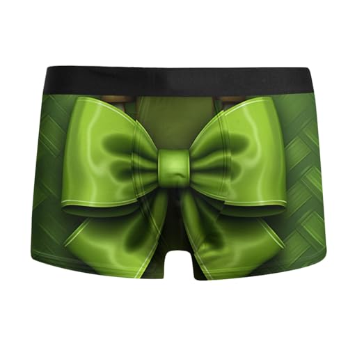 WKAYsIV Kurze Schlafanzughose Herren trendneu, digital, 3D-gedruckte Unterwäsche Boxershorts Warm (XXL)