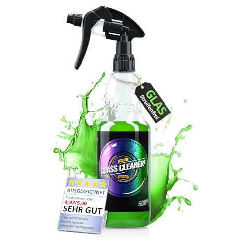 ADBL HOLAWESOME Glass Cleaner 2 (500ml) - Hochwirksamer Glasreiniger für streifenfreie Sauberkeit - Entfernt Fett, Schmutz und Fingerabdrücke mühelos - Schnelle Anwendung für perfekte Glasflächen
