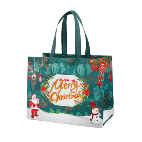 Weihnachtstaschen: Weihnachtstüten für Geschenke, Tasche, Weihnachten, multifunktional, nicht gewebt, für Weihnachten, Tragetaschen mit Griffen, wiederverwendbare Weihnachtstaschen für Neujahr,