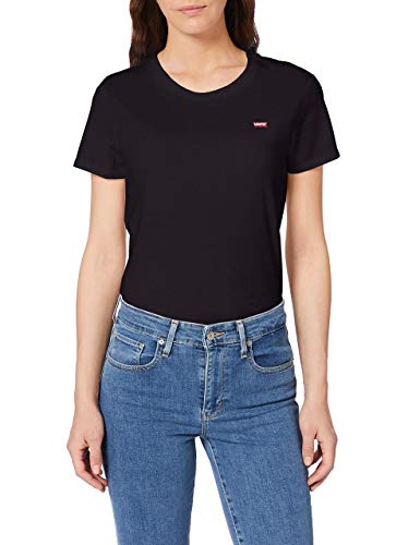 Levi's Damen Perfect Tee Mineral Black L