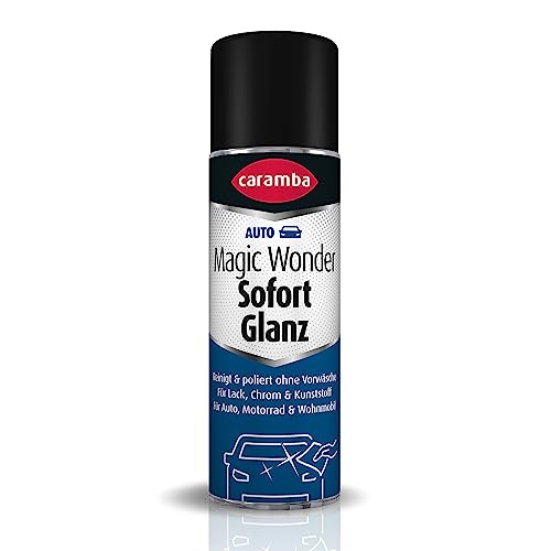 Caramba Magic Wonder Sofort Glanz (250 ml) – Lackpflege Politur für strahlenden Glanz in wenigen Sekunden – Zweirad- und Autopflege mit Carnauba Wachs für lackierte Flächen