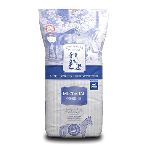 Mühldorfer Mucovital Prebiotic - 20 kg - Entzündungsregulierendes Pferdefutter - Bei Magenerkrankungen - Ohne Getreidestärke