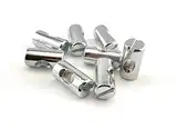 8x Quermutterbolzen M6 10x30 Möbel-Zylindermutter Kreuz Dübel