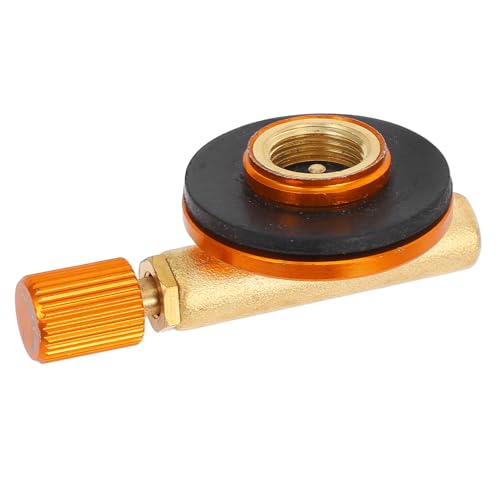 DECOMELODY Adapter für Campingkocher Kompakter Gasflaschenadapter Schalter für Outdoor Aktivitäten und Tragbar Robust und Langlebig