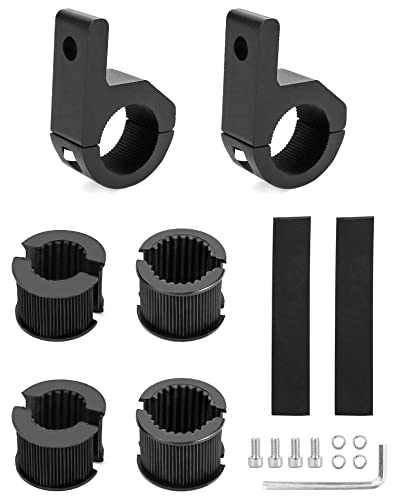QWORK Arbeitsleuchten Halterung Universal, 19-32mm, für Frontschutzbügel, Geländewagen, Auto, LKW, Motorrad