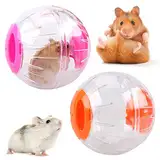 Spielzeug Hamster Running Ball, Transparent Hamster Laufball Joggingball für Kleintiere, Aktivitätsspielzeug Fitnessball Haustiersport