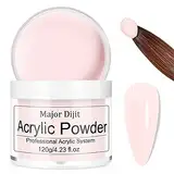 120 g Acrylpulver, klares Acrylnagelpulver 4,23 Unzen großes Fassungsvermögen, professionelles Polymer für 3D French Nail Manicure Extension Nail Carving, langlebige Beauty-Geschenke (Pink)