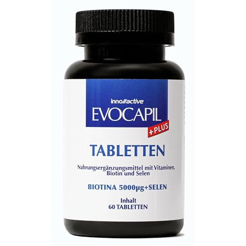 Evocapil Plus Tabletten bei Haarausfall und nach Haartransplantation mit Biotin und Selen (1)