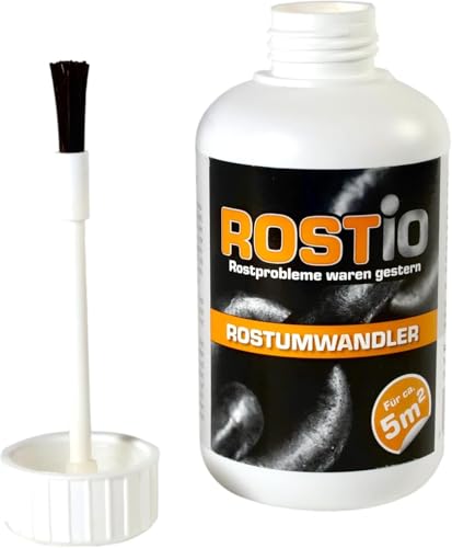 Rostio Rostumwandler & Grundierung | Rostkonverter mit Pinsel 250 ml