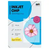 PPD 50 x A4 Inkjet Premium Overheadfolie für vollfarbige Ausdrucke in höchster Qualität PPD-34-50