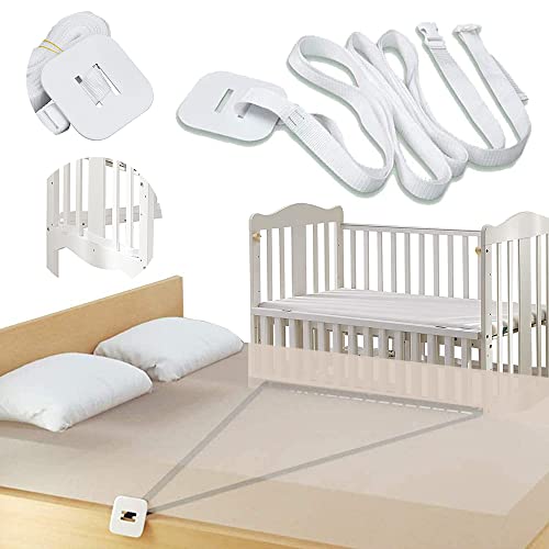 MEISHANG Gurt für Babybett,Beistellbett Befestigung,Beistellbetten-Gurt,Gurt für Boxspringbetten,Befestigung Beistellbett Boxspringbett