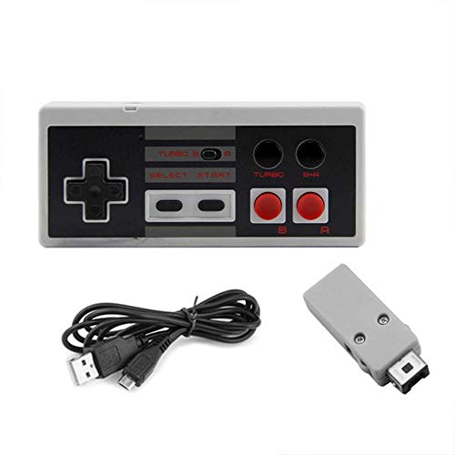 OSTENT Wiederaufladbare Wireless Controller Gamepad für Nintendo NES Mini Klassische Edition Famicom Mini-Konsole