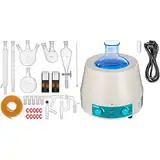 VEVOR 1000 ml Destillationsgerät Labor & Labor Heizmantel 1000 ml Digitaler Magnetrührer-Mantel 220 V Labor Heizhaube zum Erhitzen und Rühren von Flüssigkeiten Digitaler Elektroheizmantel