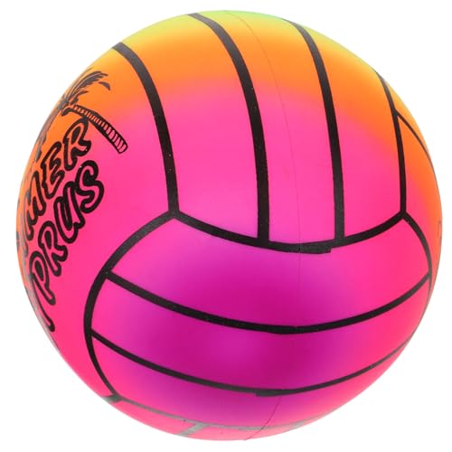 Hohopeti Regenbogenfarbene Bälle, PVC-aufblasbarer Ball, Outdoor-Kickball, Spielzeug, Aufblasbarer Volleyball