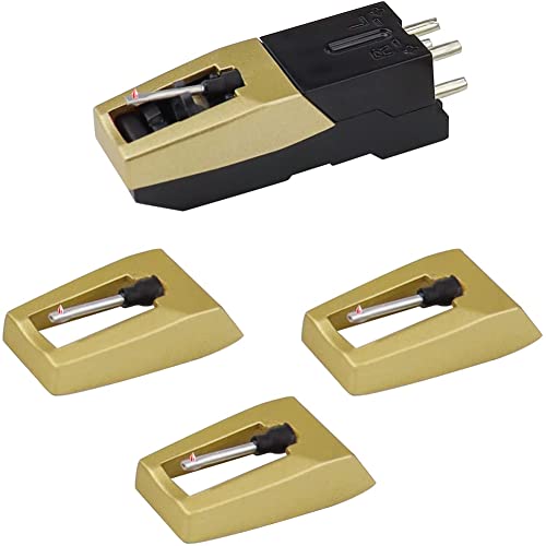 POOSR Plattenspieler Nadel, Verbesserte Plattenspieler mit Stylus für, LP