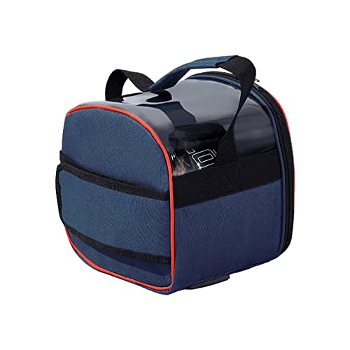 Bowlingtasche für Bowlingbälle, dick gepolstertes Fach, -Halter mit großem Platz, schützende Stoff-Bowlingtasche für , Handschuhe und Handtuchzubehör (blau)