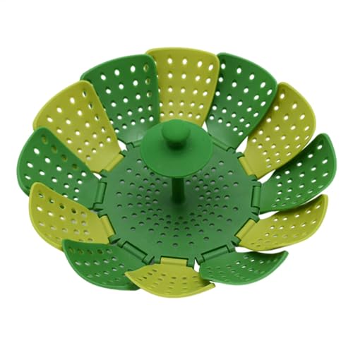 Folding Steaming Basket, Kitchen Steamer Insert, Steamer Cookware, Space-Saving Design, Stainless Steel, (25x25x13cm), Ideal for Veggies, Fish, Seafood, Dumplings, Healthy Cooking