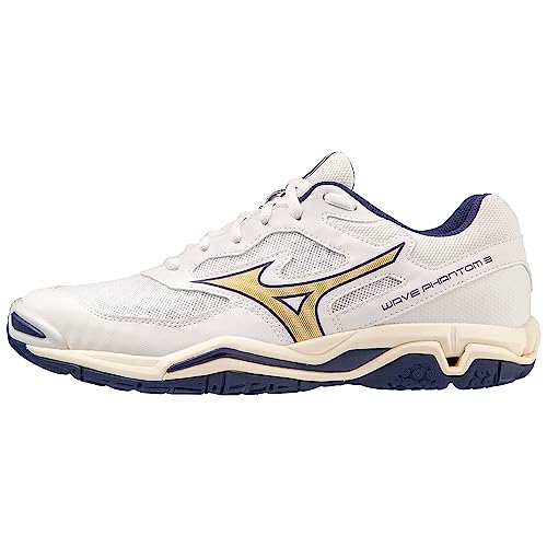 Mizuno Unisex Training Indoor, White Bribbon Mp Gold, 46.5 EU
