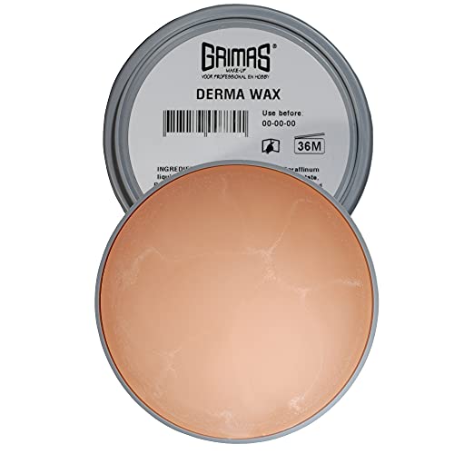 GRIMAS Hautwachs/Dermawachs, professionelles Modellierwachs zur Gestaltung von Halloweenwunden, Verletzungen, Narben, Verformungen und mehr, hautfreundlich, elastisch, hochrealistisch (25ml)