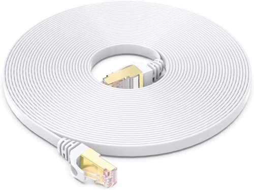 BUSOHE Cat 8 Lan Kabel 2meter, Hochgeschwindigkeits Ethernet Kabel- Gigabit RJ45 LAN Netzwerkkabel, 40Gbps 2000Mhz Internet Patchkabel Kompatibel mit Router, Modem, PC, Laptop, Drucker