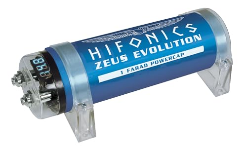 Hifonics ZXE1000-1 Farad Powercap 1F Kondensator zur Spannungsstabilsierung der CarHifi Anlage im Auto Elko Zeus