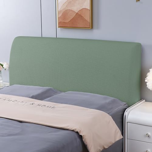 Blissio Bett Kopfteil Bezug,Stretchbarer Bettkopfteil Hussen,Kopfteil Abdeckung Bett,Staubdichte Schutzhülle,für Headboard for Bed Rückenschutz(180cm)