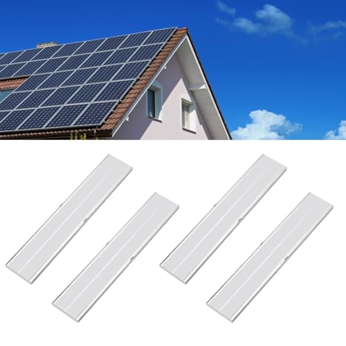 PV Schienenverbinder 40x40 Halterung Solarpanel Profilverbinder Befestigung PV Schiene, Schienenverbinder für Montageprofil 40x40 mm, Verlängerung von Aluprofilen der PV-Anlage (4 Stück)