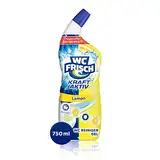 WC-Frisch WC Reiniger Gel Lemon (750 ml), WC Reiniger mit Lufterfrischer-Effekt, Toilettenreiniger sorgt für hygienische Frische, mit 4-fach Aktivstoff-Kombination