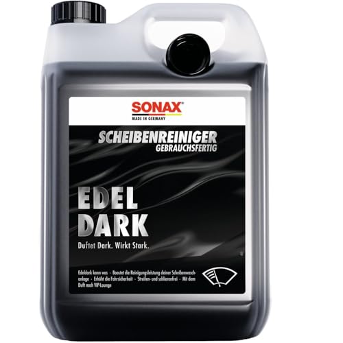 SONAX ScheibenReiniger gebrauchsfertig Edeldark (5 Liter) gebrauchsfertiger Reiniger für die Scheiben- und Scheinwerferwaschanlage | Art-Nr. 01705000