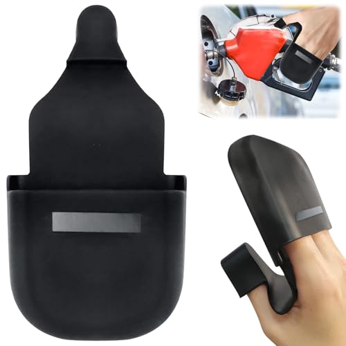TECHEEL Magnetischer Tankhandschuhe Langlebige Silikon Handhandschuhe Magnetischer Betankungshandschuh Zapfsäulenhandschu Auf Kraftstoffgriff Auftragen Wiederverwendbar Silikon Handschuh