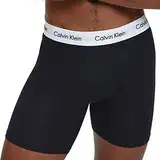 Calvin Klein Herren 3p Low Rise Trunk Boxershorts, (Schwarz/Grey/White) (3-er pack) Gr.M