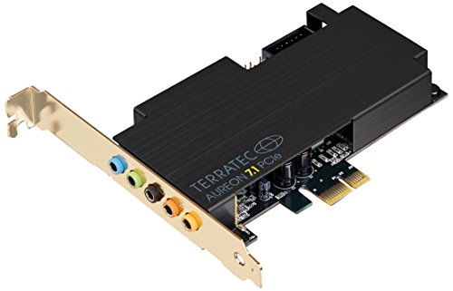 TERRATEC AUREON 7.1 PCIe PC Soundkarte intern 8-Kanal – optischer Ein-Ausgang für AC3 und DTS - für bis zu 8 Lautsprecher - analoge und Digitale Audiogeräte