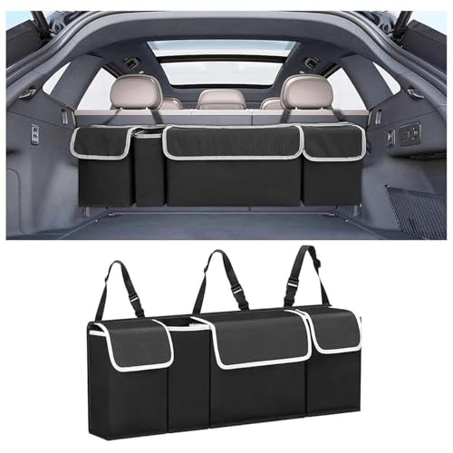 LKILFUWX Auto Kofferraum Organizer, Für Ford Transit Custom (2012-2022) Wasserdicht Kofferraum Tasche Multi-Compartment Car Organizer Auto Aufbewahrungstasche