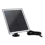 Folgtek 6W 5V Solar Ladegerät DIY Batterie Solar Panel IP65 Wasserdicht mit Micro USB Tragbar für Outdoor CCTV Überwachungskameras