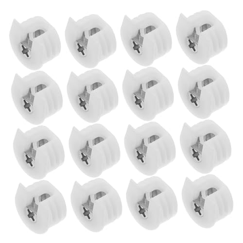 KICHOUSE 20Stücke Nockenschlösser Möbelverbinder Set Hochfeste Flexible Schrankbefestigungen für Möbel Einfache Installation mit Langlebigen Materialien Zuverlässige