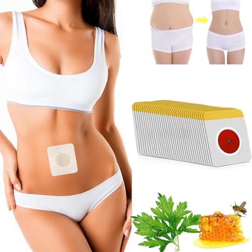 Bienengift Lymphdrainage Schlankheitspflaster, Abnehmen Fettverbrenner, 60 Stück Bienengift Pflaster, Bee Venom Lymphatic Drainage Slimming Patch, Detox Schlankheitspflaster für schnelles Schlankwerd