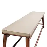 Bankauflage aus Holz für 2 3 4 Sitzer 100 150 180 200 cm Indoor Outdoor Gartenmöbel Beige 30 x 120 cm Bequem und Langlebig Sitzkissen