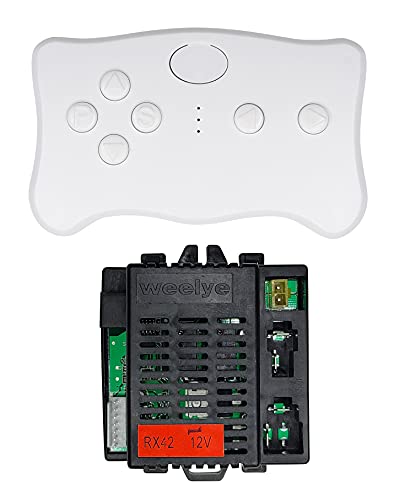 2.4G Bluetooth Fernbedienung und Steuerkasten für Kinder Elektrofahrzeug, Fernsteuerung RX42 Controller Platine Elektro Kinderauto Elektrische Spielzeug 1