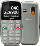 Gigaset GL390 GSM - Senioren Handy mit SOS-Notruf-Taste - großem 2,2 Zoll Farbdisplay - einfache Bedienung mit extra großen Einzeltasten - kompaktes Mobiltelefon ohne Vertrag, titan-silber