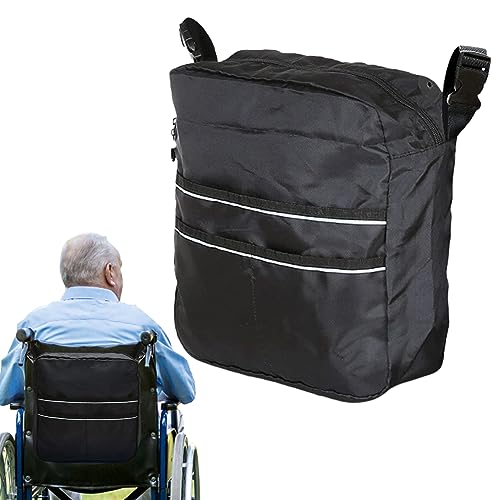Korb für Rollator Walker, Rollator-Tasche, wasserabweisend – faltbare Gehhilfe, Hände, Aufbewahrungstasche für ältere Menschen, kann außerhalb oder innerhalb des Gehwagens installiert werden
