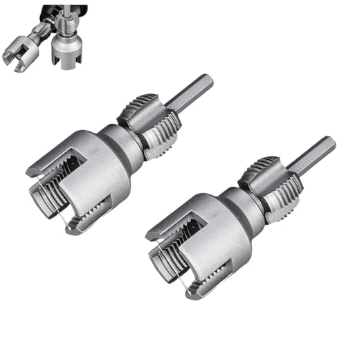 Rohrgewindeschneider Pipe Threader Kit Rohreinfädler Wasserrohr Innengewinde Öffner Elektrogerät Mit Doppelkopf Design Pipe Thread Maker Tool Manuelles Wasserrohr Gewinde Tap Kit (A*B)